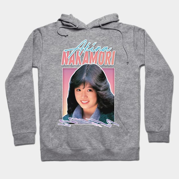 Akina Nakamori 中森明菜 / Retro J-Pop Fan Art Design Hoodie by DankFutura